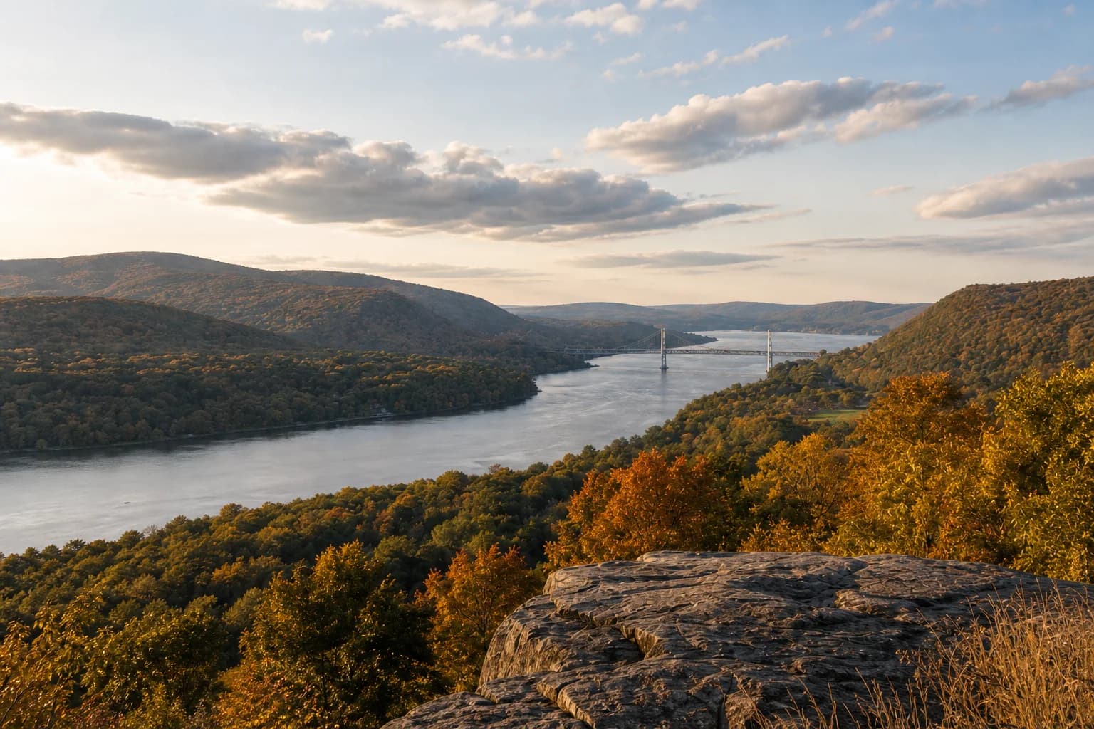 A road through the Hudson Valley representing a move into the region